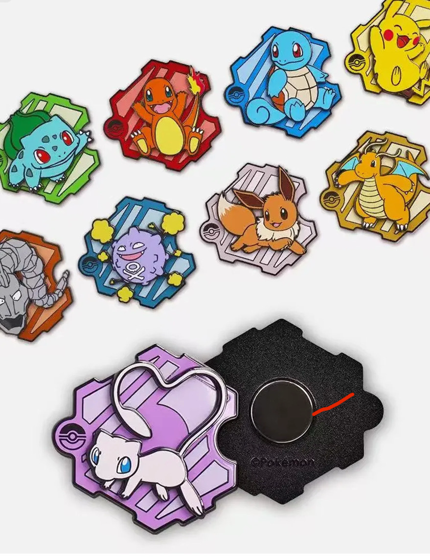 Pokemon 151 Journey Simplified Chinese Fridge Magnet Set