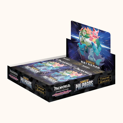 Palworld OFFICIAL CARD GAME - Dawn of Palpagos Booster Box (12 booster packs)