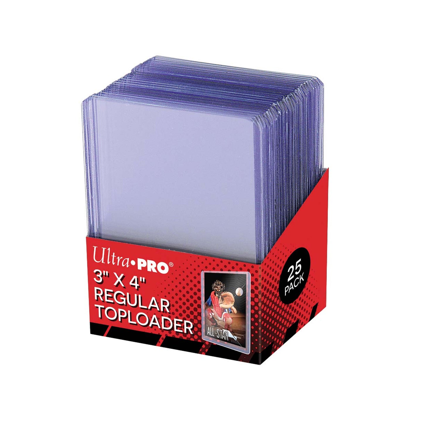 Ultra Pro 3" x 4" Regular Toploader