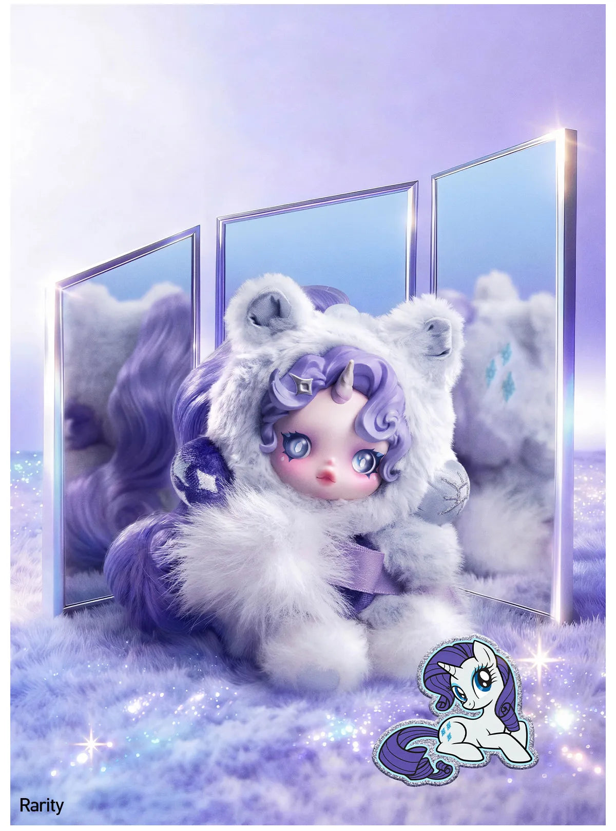 SKULLPANDA × My Little Pony Series Plush Doll Pendant by Popmart - Blind box