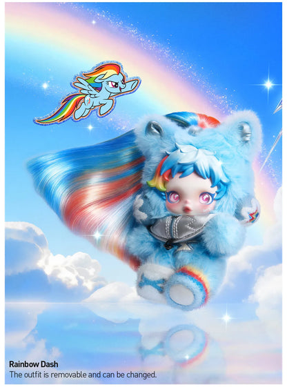 SKULLPANDA × My Little Pony Series Plush Doll Pendant by Popmart - Blind box