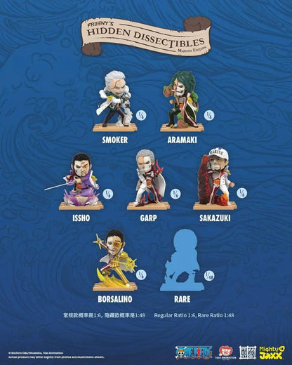 One Piece Marines Edition: Freeny's Hidden Dissectibles by Mightyjaxx - Blind box