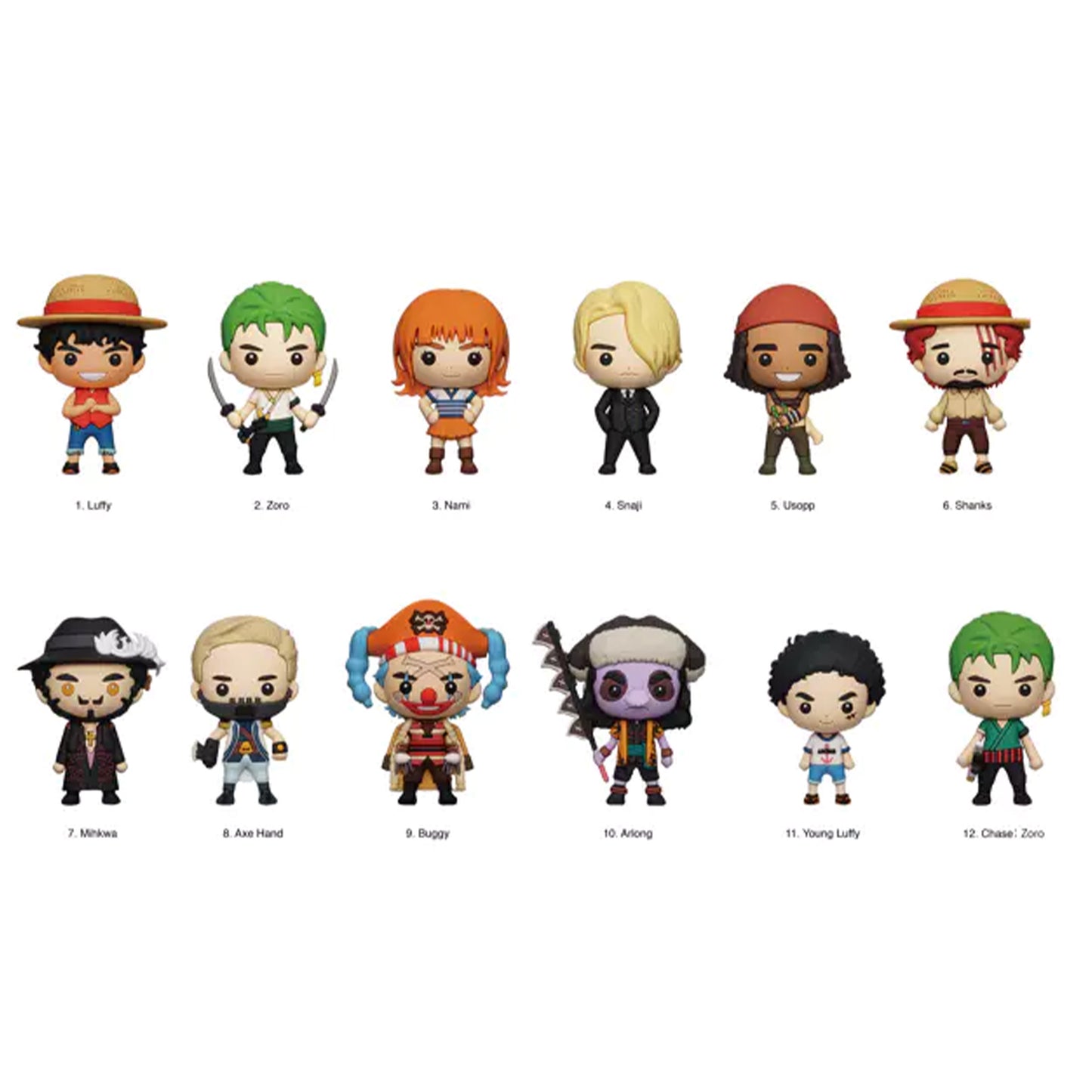 One Piece Netflix Live Action Series 1 Bag Clips - Blind bag
