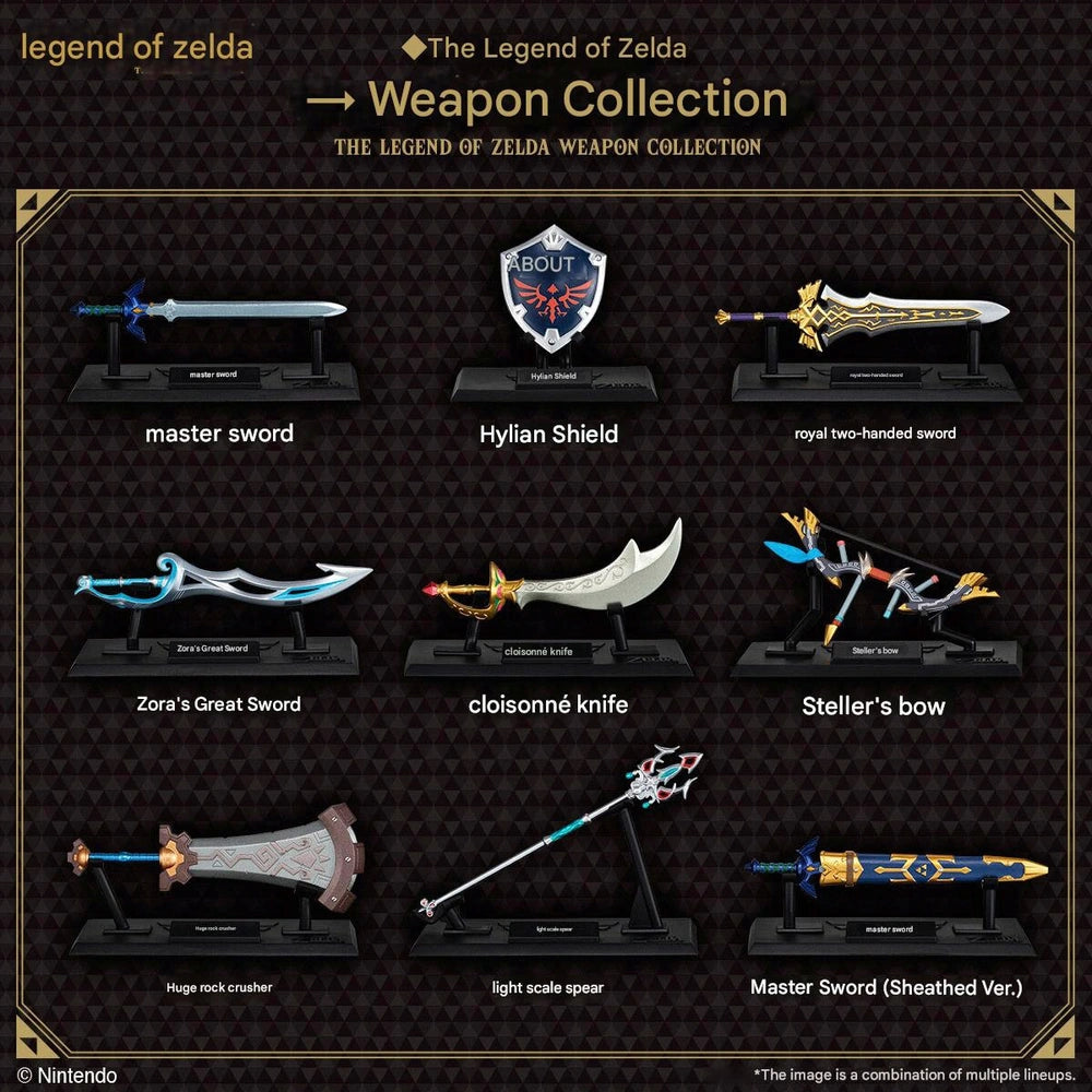 The Legend of Zelda Shokugan Weapon Collectible Assortment - Blind box