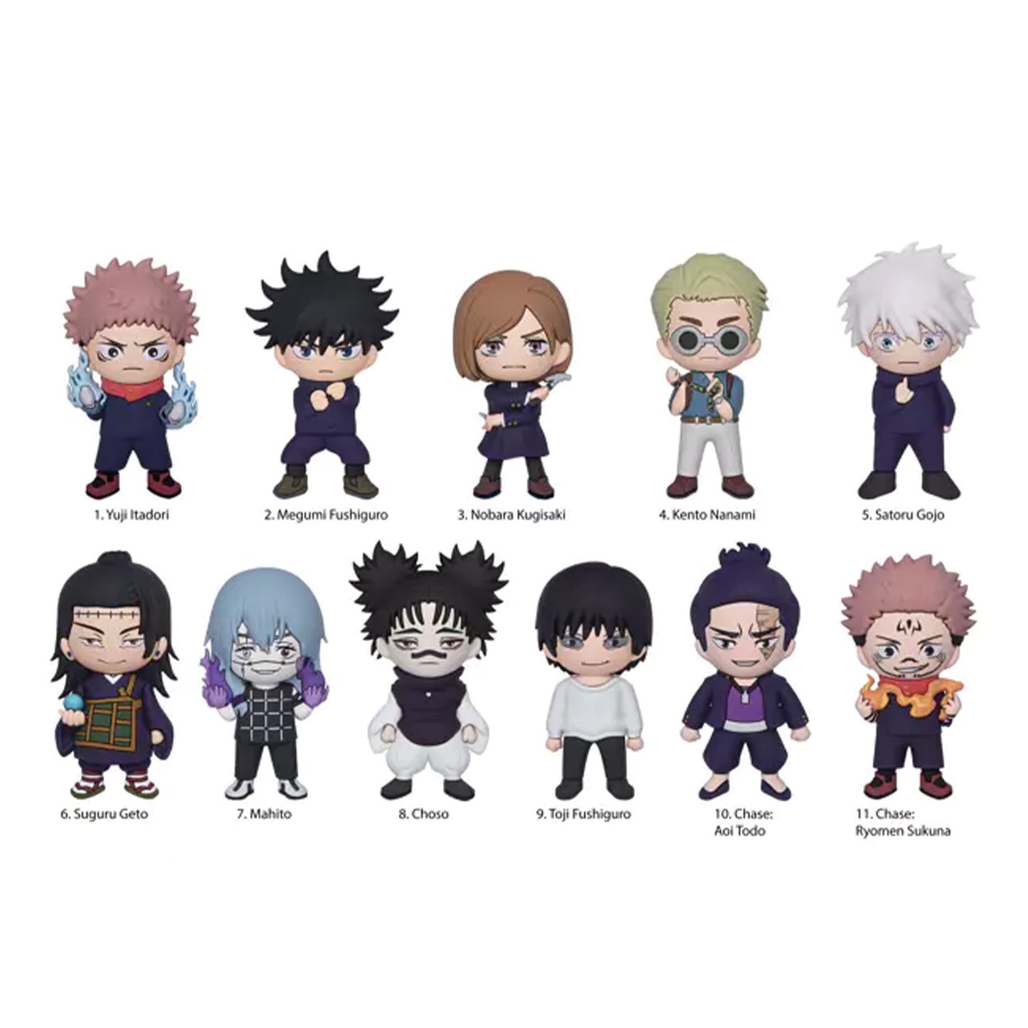 Jujutsu Kaisen Series 6 Bag Clips - Blind bag