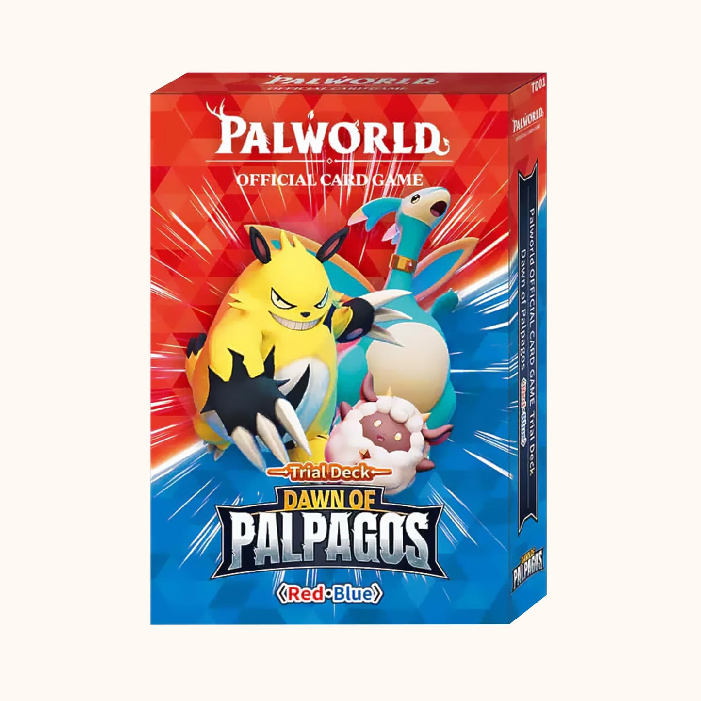 Palworld OFFICIAL CARD GAME - Dawn of Palpagos Red - Blue Trial Deck