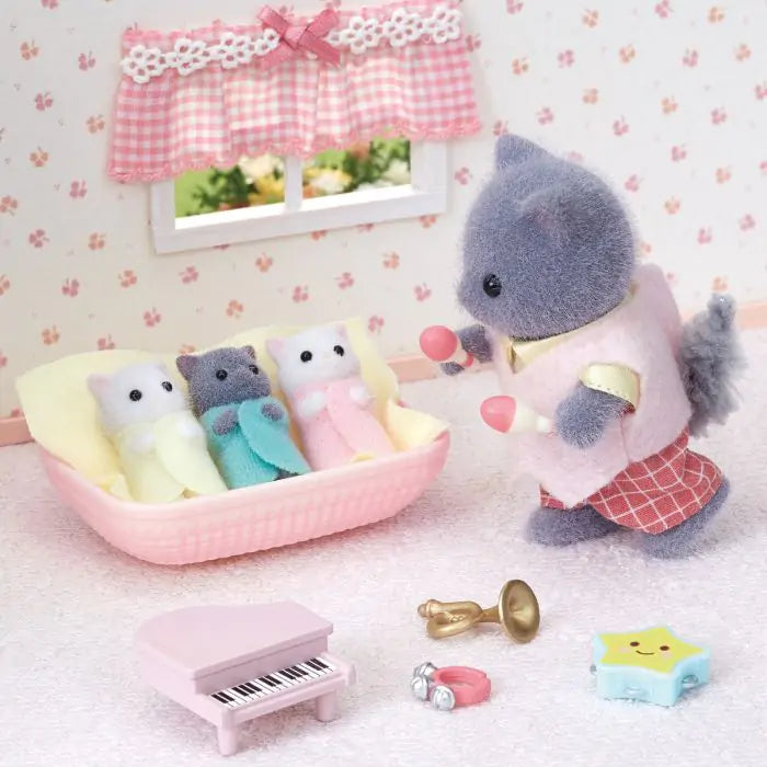 Sylvanian families Persian Cat Triplets