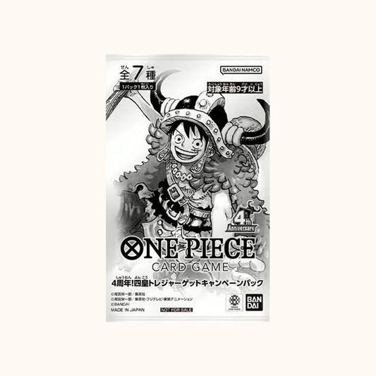 ONE PIECE TCG: 4th Anniversary Four Emperors Treasure Get Campaign Pack - Japanese