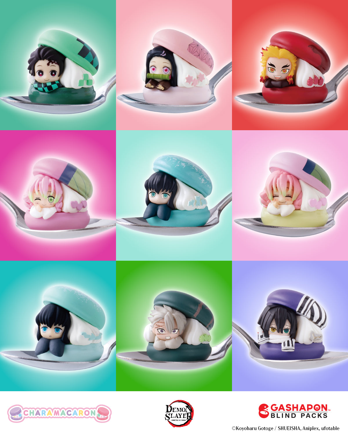 Demon Slayer Chara Macaron Wave 01 Gashapon by Bandai - Blind Bag