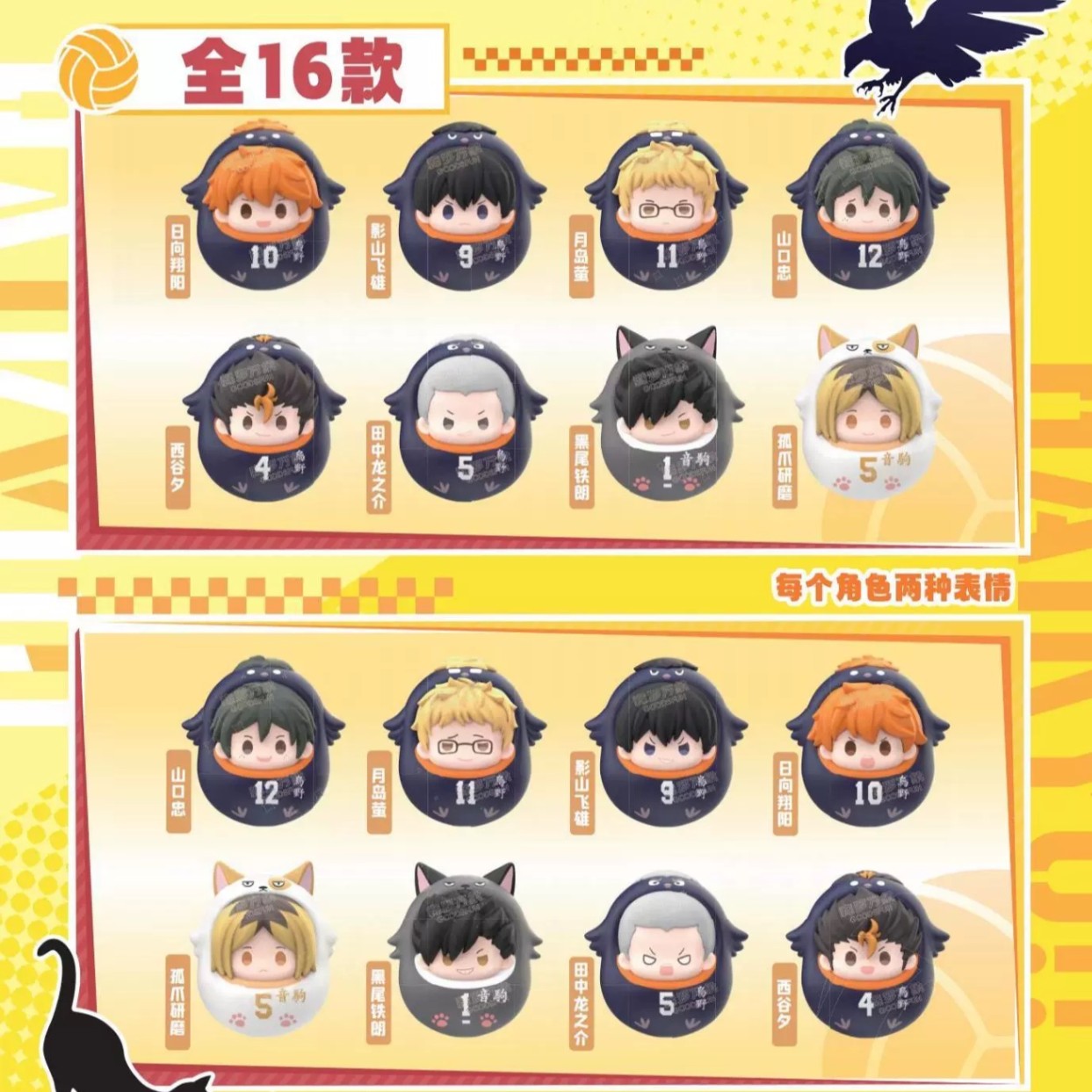 Haikyuu!! The Dumpster Battle Mini Roly-Poly Blind bag