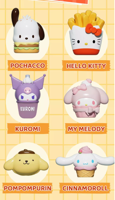 Sanrio Family Snacks Fast Food Series - Blind Bag