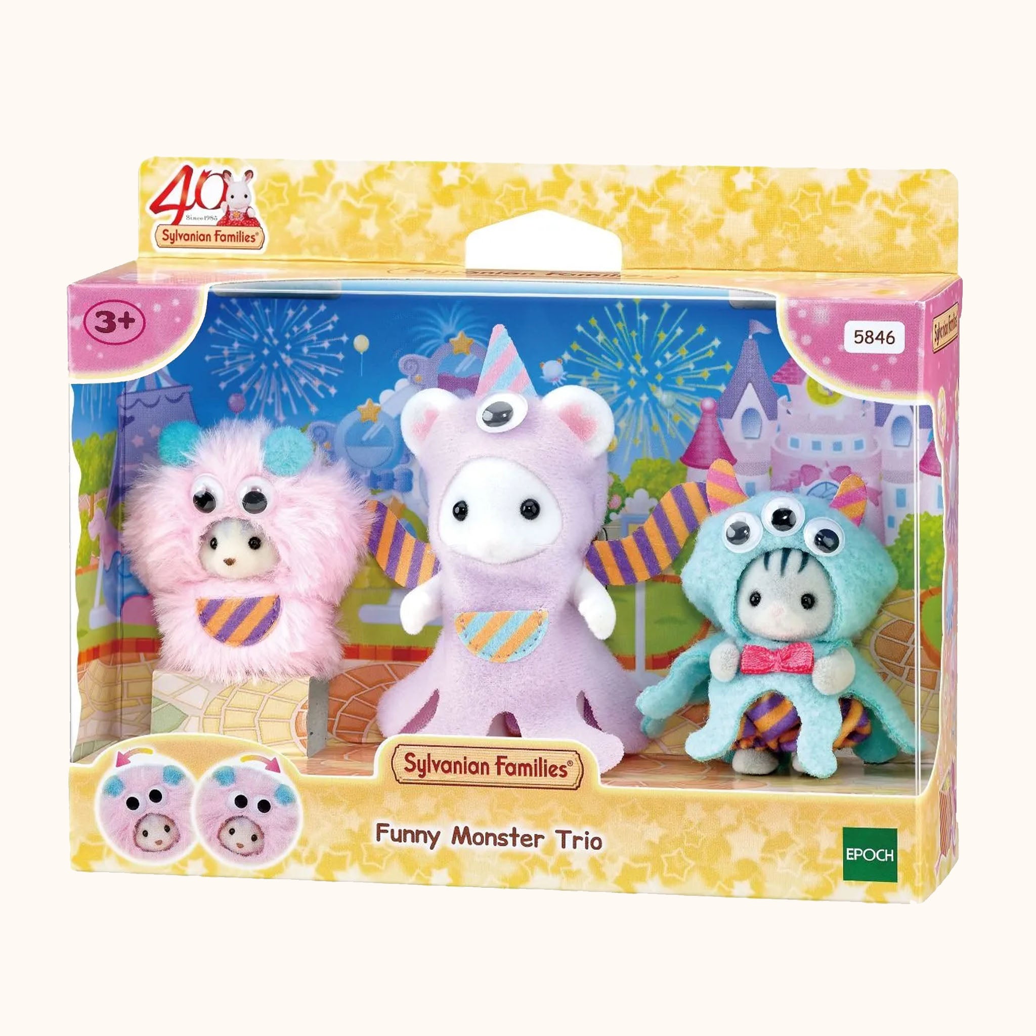 Sylvanian Families Funny monster trio – Yunoku
