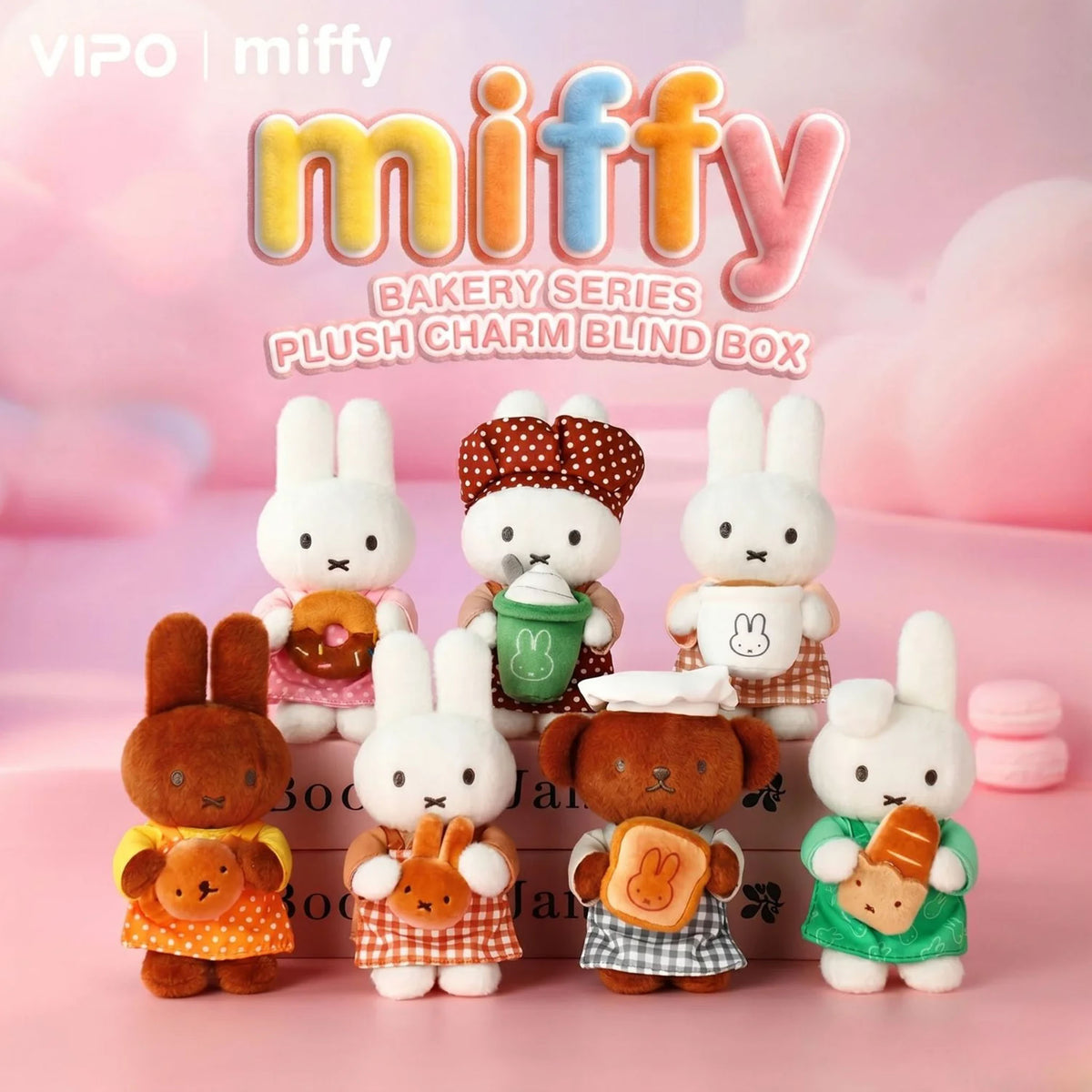 Miffy Bakery Series Plush Pendant - Blind Box