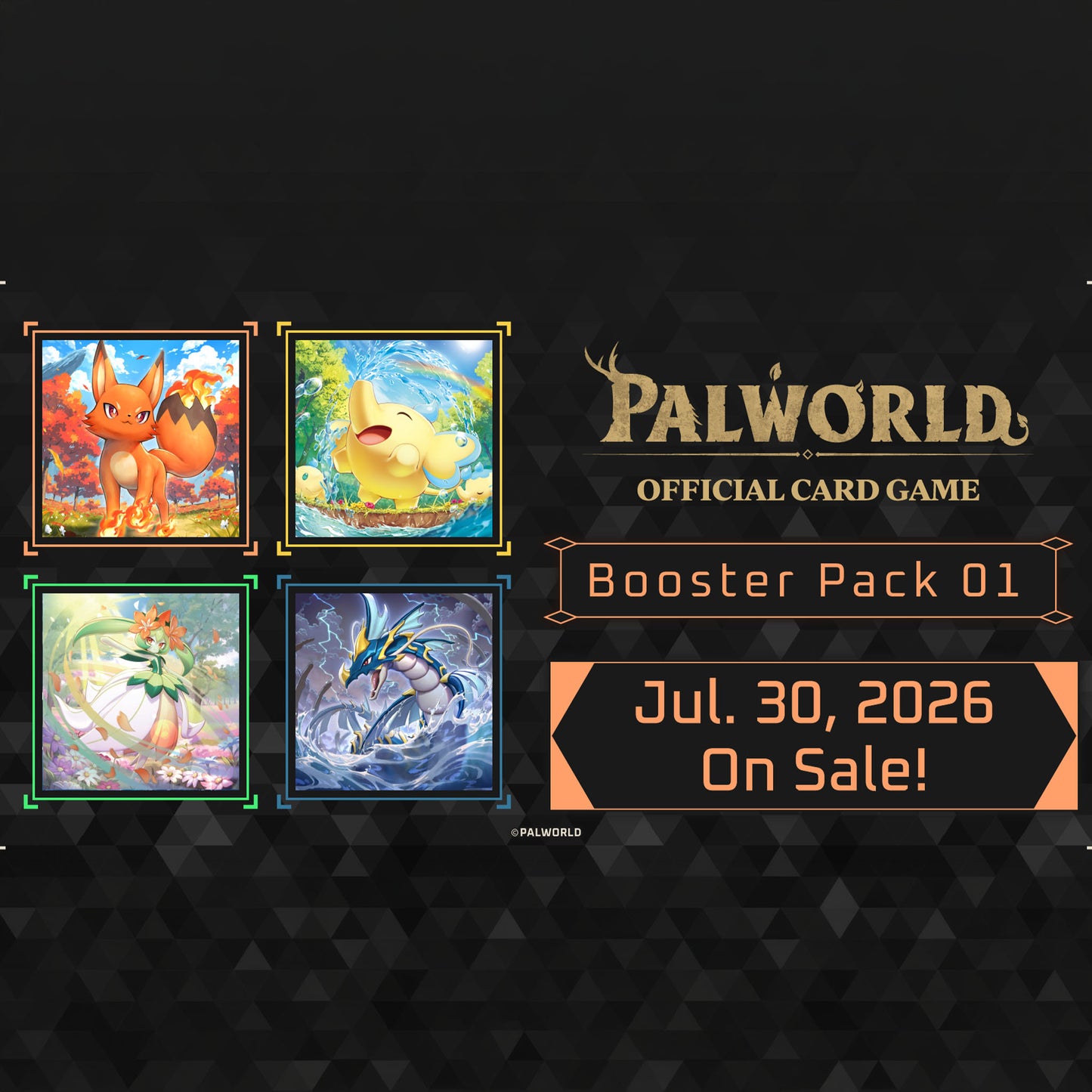 Palworld OFFICIAL CARD GAME - Dawn of Palpagos Booster pack