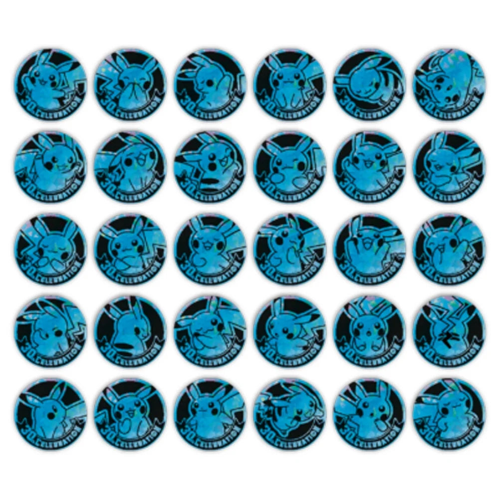 Pokemon 30th Celebration Simplified Chinese Coin Set