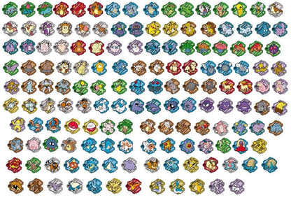 Pokemon 151 Journey Simplified Chinese Fridge Magnet Set