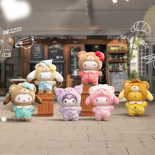 Sanrio Characters Latte Baby Plush Keychain - Blind Box