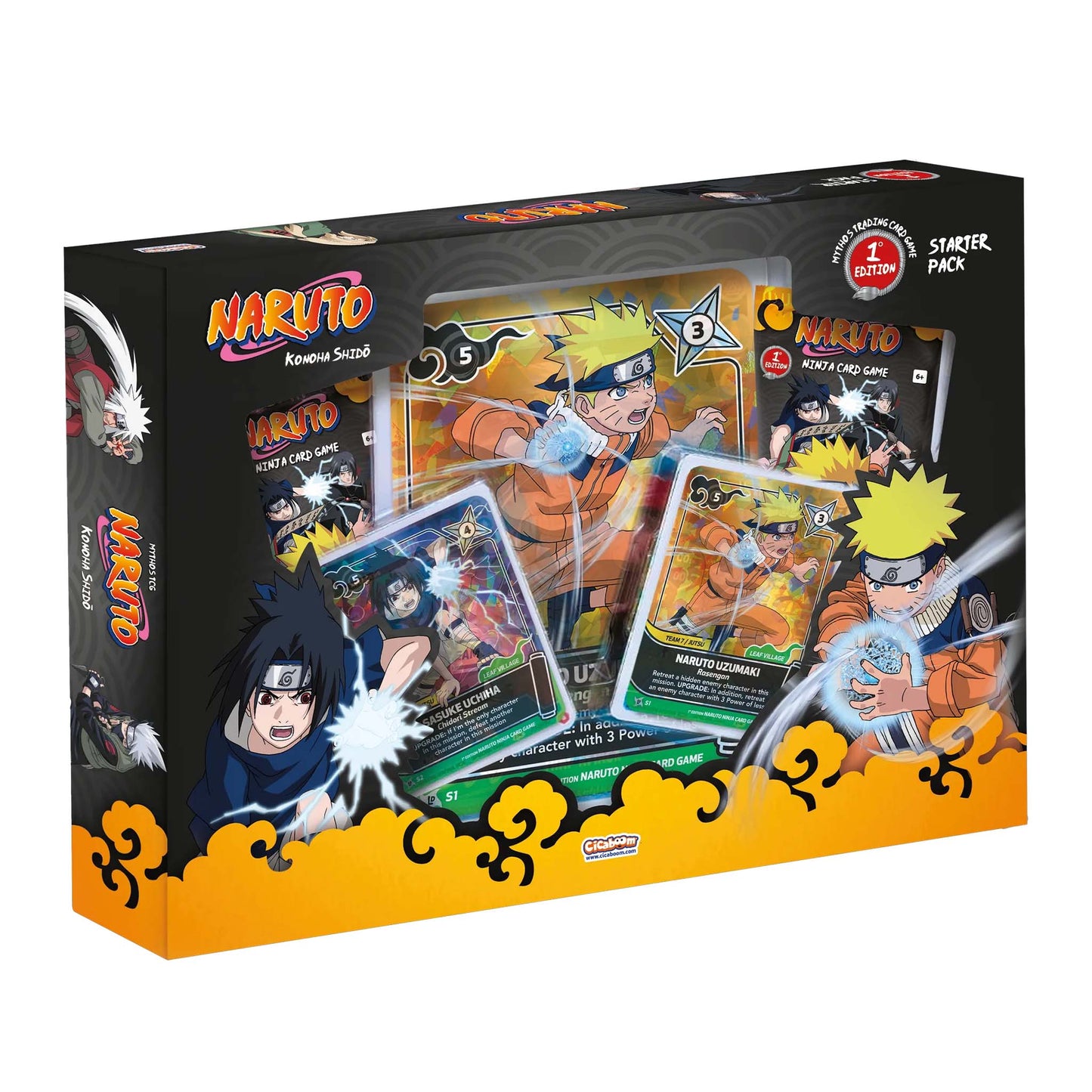 Naruto Mythos TCG - Set 01 - Konoha Shido Naruto & Sasuke Special Pack (1st Edition)